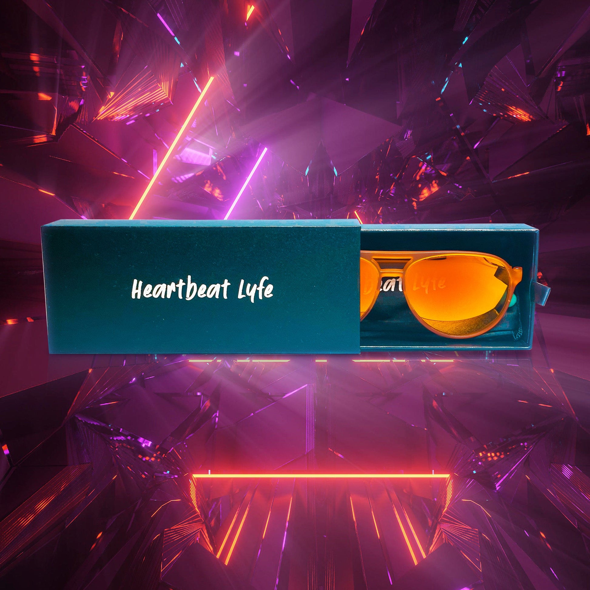Heartbeat Lyfe Trippy Glasses for Raves